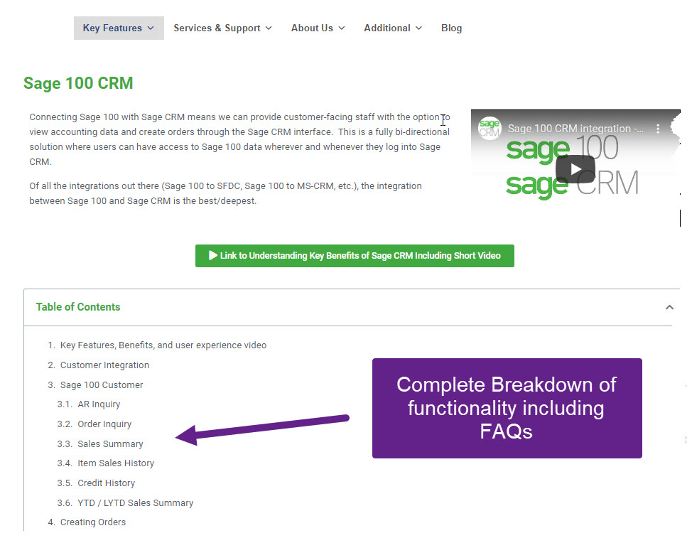 new page for the GUMU (advanced Sage 100 CRM integration)